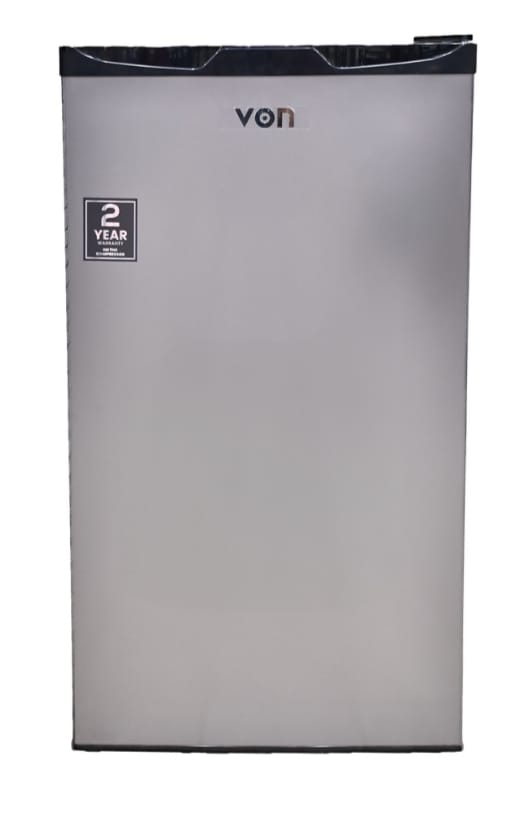 Von Mini Fridge- 90L (Silver)