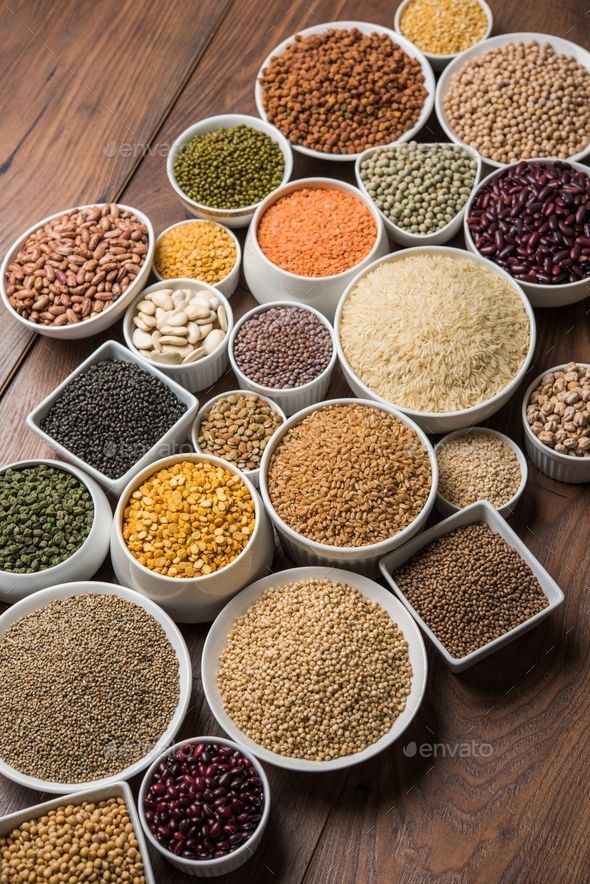 Grains cereals and pulses