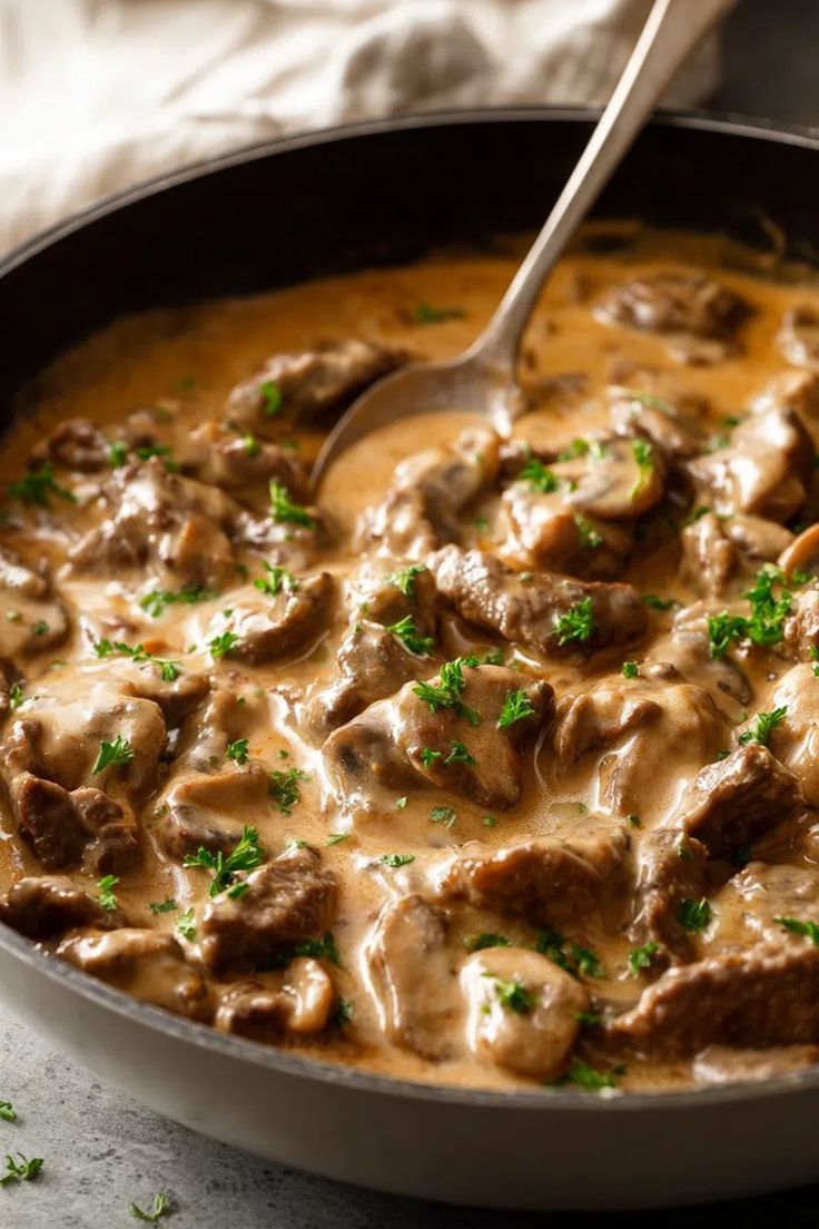 Beef Stroganoff